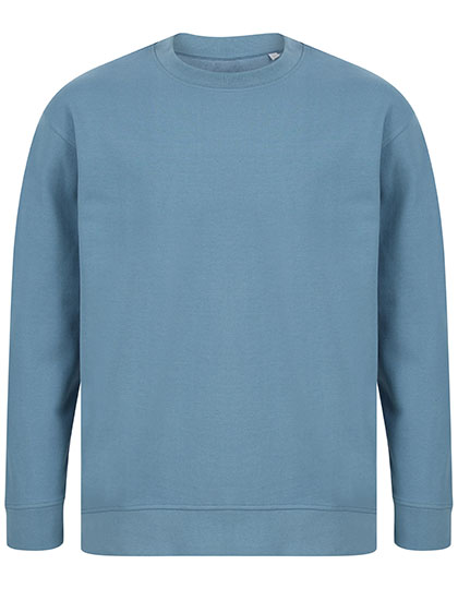 Unisex Sustainable Fashion Sweat in Stone Blue, Größe 3XL