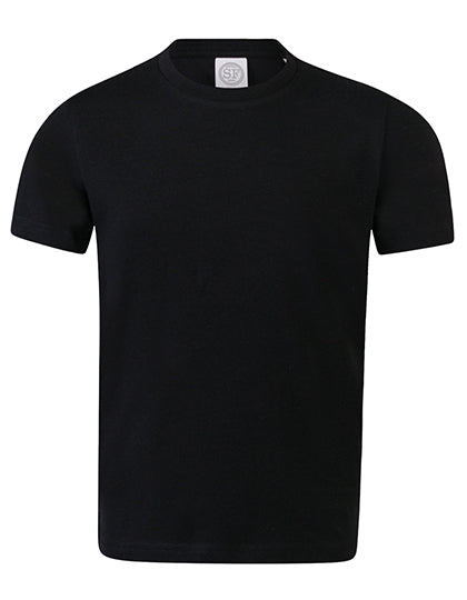 Kids´ Feel Good Stretch T in Black, Größe 11-12 years
