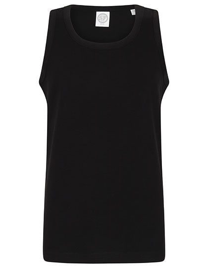 Kids´ Feel Good Stretch Vest in Black, Größe 11-12 years