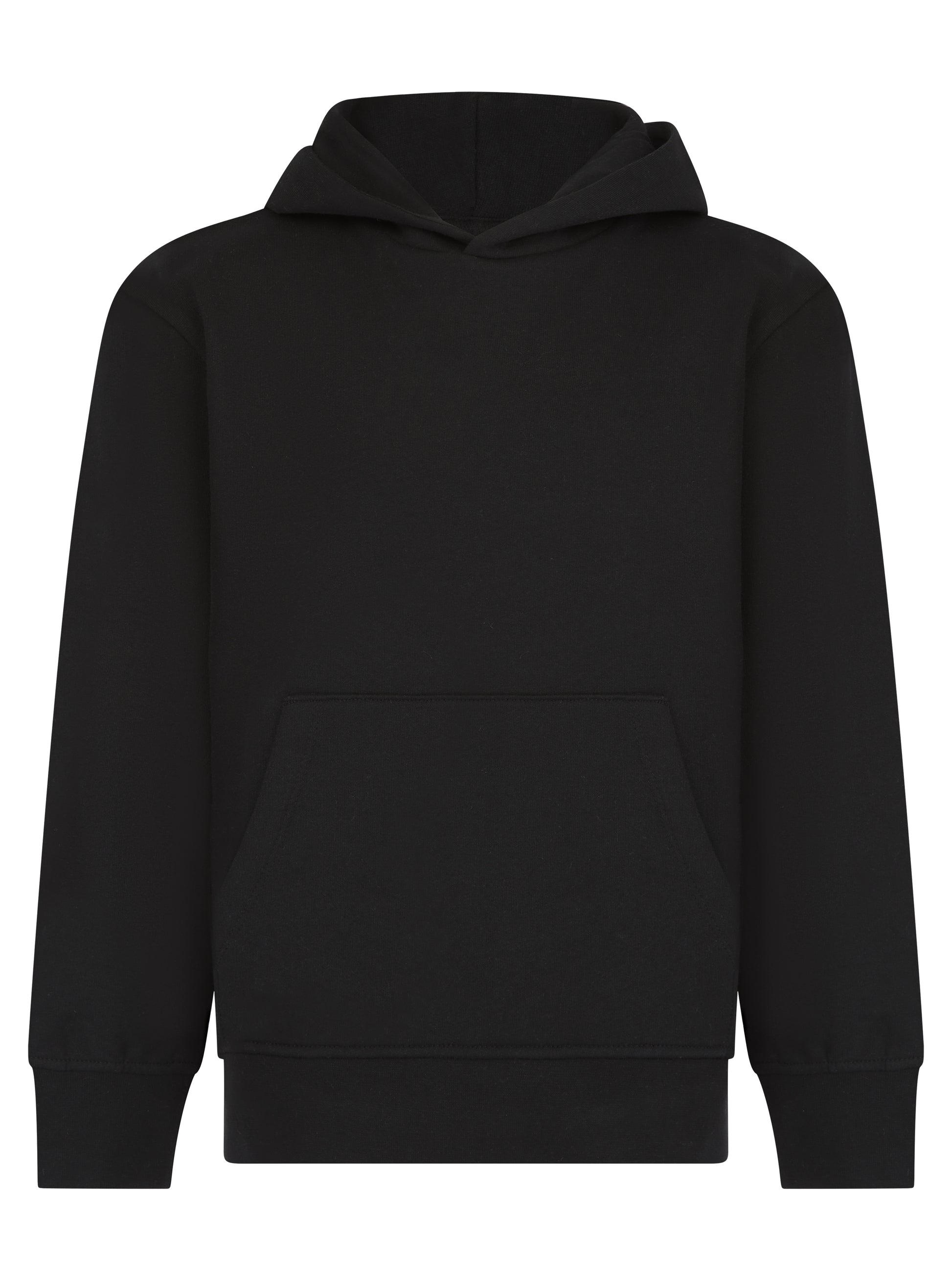 Kids´ Sustainable Fashion Hoody in Black, Größe 11/12 years