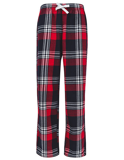 Kids´ Tartan Lounge Pants in Red-Navy Check, Größe 13 years