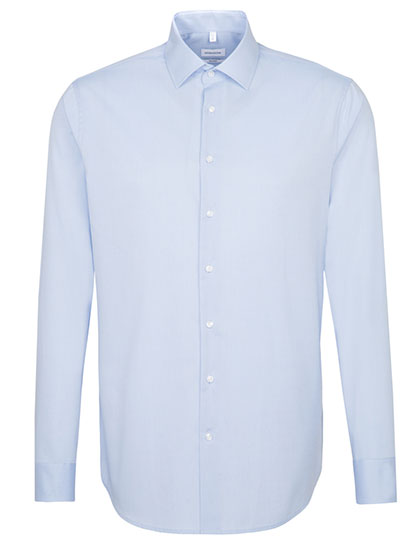 Men´s Shirt Shaped Fit Long Sleeve in Light Blue, Größe 46