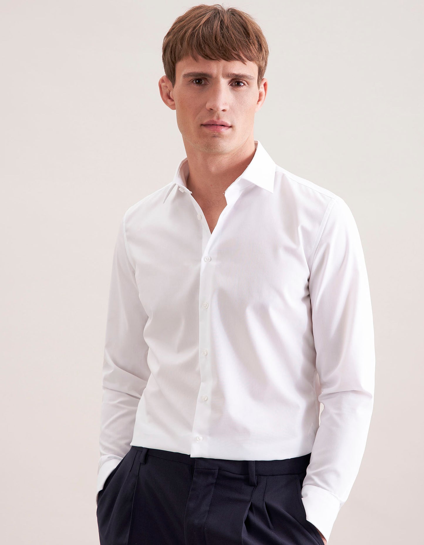 Men´s Shirt Shaped Fit Extra Longsleeve
