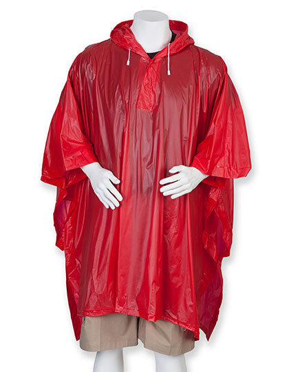 Splashmacs Poncho in Red, Größe One Size