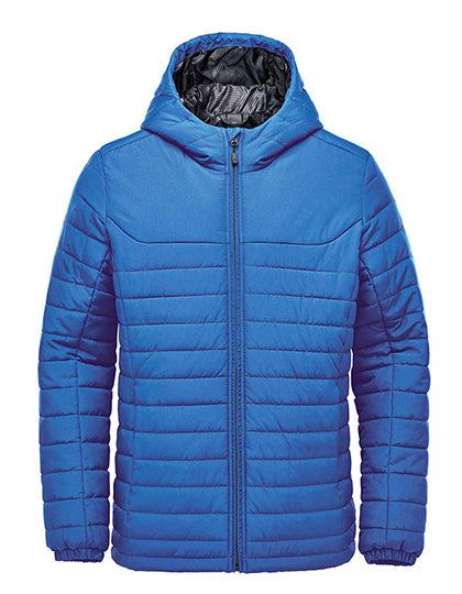 Men´s Nautilus Quilted Hoody in Azure Blue, Größe XXL