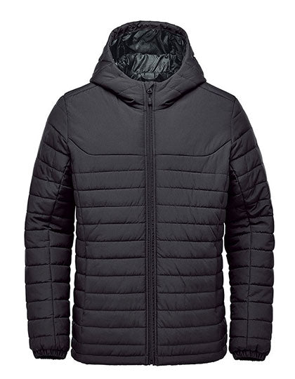 Men´s Nautilus Quilted Hoody in Black, Größe 4XL