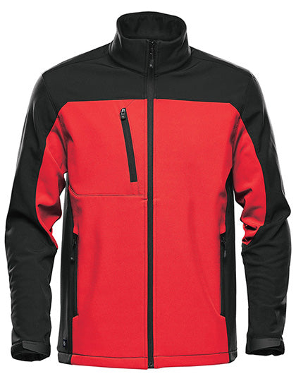 Men´s Cascades Softshell Jacket in Bright Red, Größe 3XL