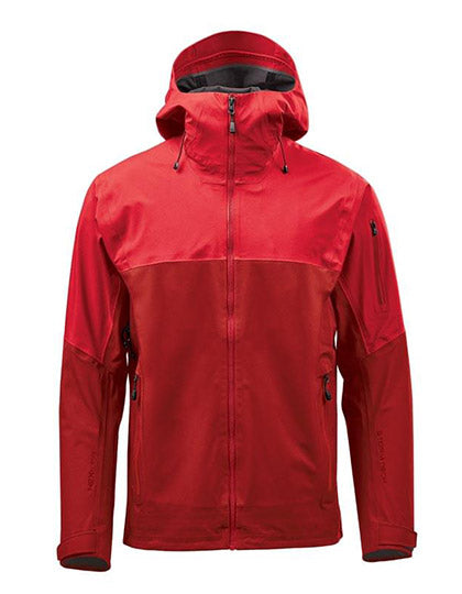 Men's Vertex Stormshell Jacket in Red, Größe 3XL
