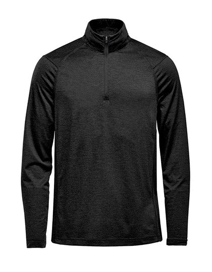 Men's Milano 1/4 Zip Pullover in Black, Größe 6XL