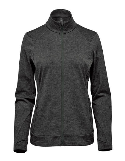 Women's Treeline Performance Jacket in Black Heather, Größe 3XL