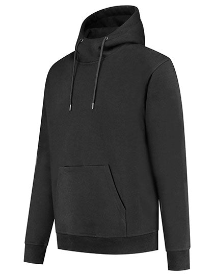 Organic Cotton Unisex Hoodie in Deep Black, Größe XS