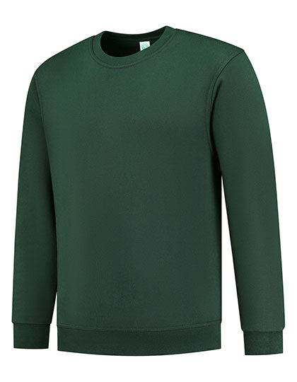 Unisex Crew Neck Sweat in Bottle Green, Größe XXL