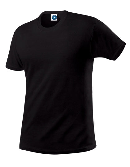 Hefty Tee in Black, Größe 3XL