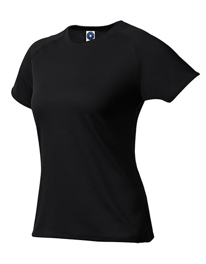 Ladies´ Sport T-Shirt in Black, Größe XS