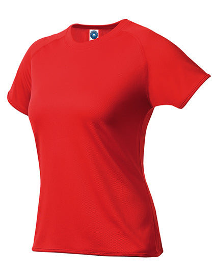 Ladies´ Sport T-Shirt in Red, Größe XS