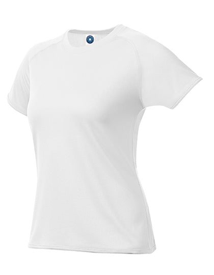 Ladies´ Sport T-Shirt in White, Größe XS