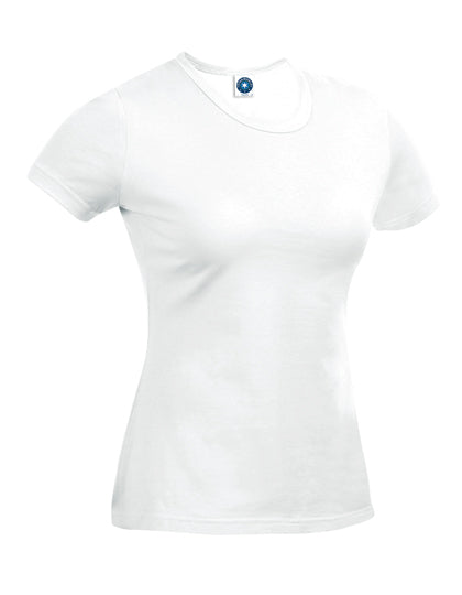 Ladies´ Performance T-Shirt in White, Größe XL