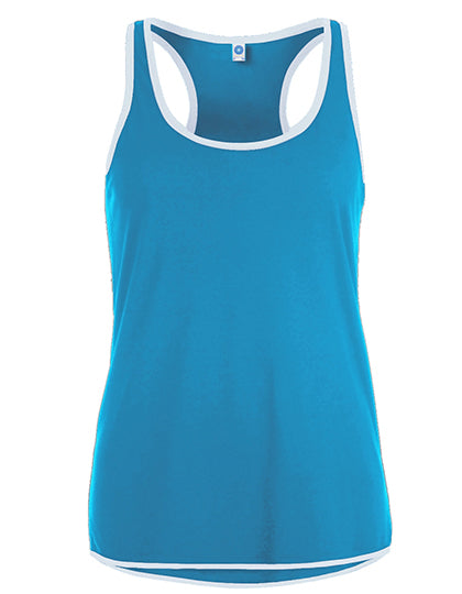 Ladies´ Contrast Sports Vest in Atoll, Größe XL