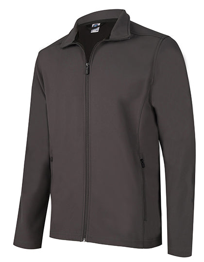 Unisex Soft-Shell Jacket in Grey, Größe XXL