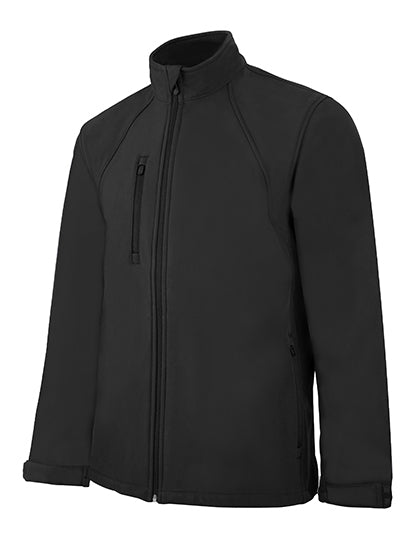 Men´s Soft-Shell Jacket in Black, Größe XXL