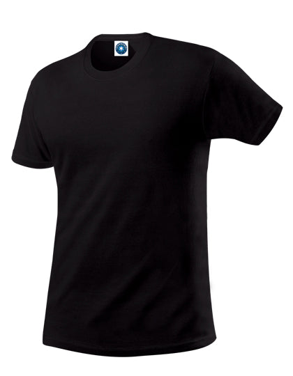 Men´s Organic Cotton T-Shirt in Black, Größe XXL
