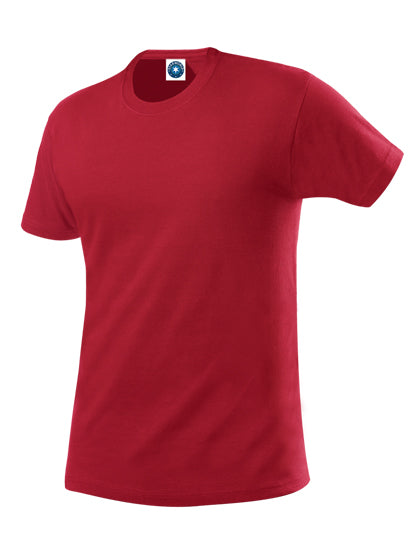 Men´s Organic Cotton T-Shirt in Cardinal Red, Größe XXL