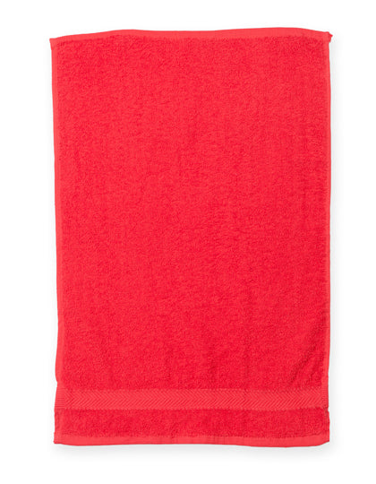 Luxury Gym Towel in Red, Größe 40 x 60 cm