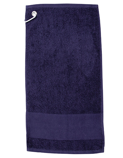 Printable Golf Towel in Navy, Größe 30 x 60 cm