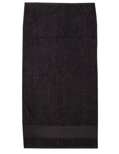 Printable Hand Towel in Black, Größe 50 x 100 cm