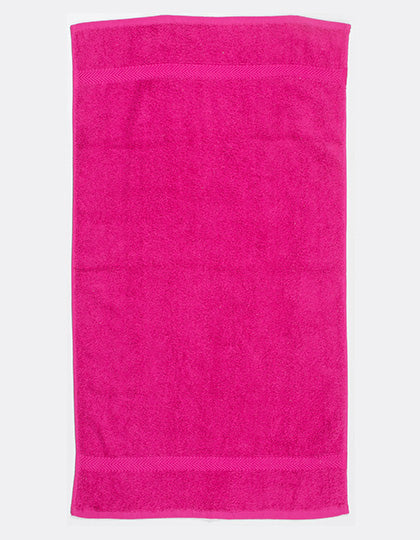 Luxury Hand Towel in Fuchsia, Größe 50 x 90 cm