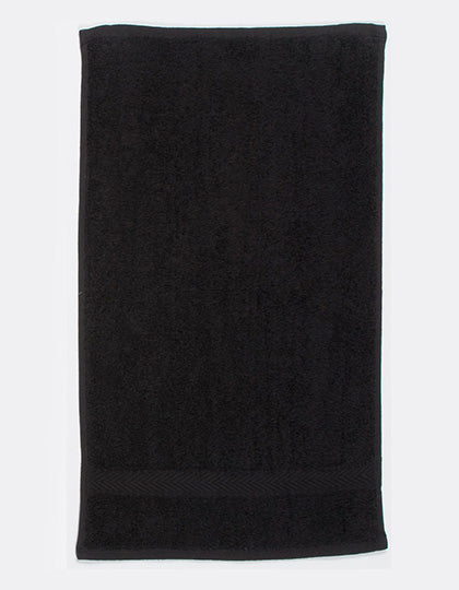 Luxury Guest Towel in Black, Größe 30 x 50 cm