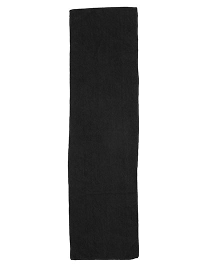 Microfibre Sports Towel in Black, Größe 30 x 110 cm
