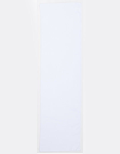 Microfibre Sports Towel in White, Größe 30 x 110 cm