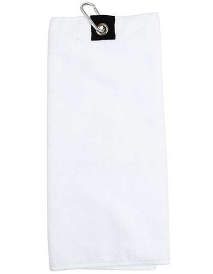 Microfibre Golf Towel in White, Größe 40 x 55 cm