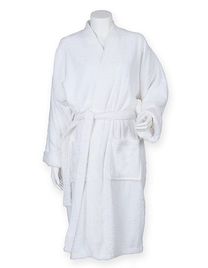 Kimono Robe in White, Größe L/XL