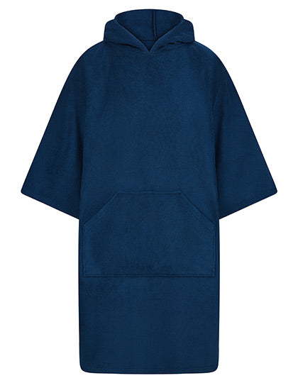 Adults´ Towelling Poncho in Navy, Größe One Size