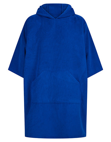 Adults´ Towelling Poncho in Royal, Größe One Size