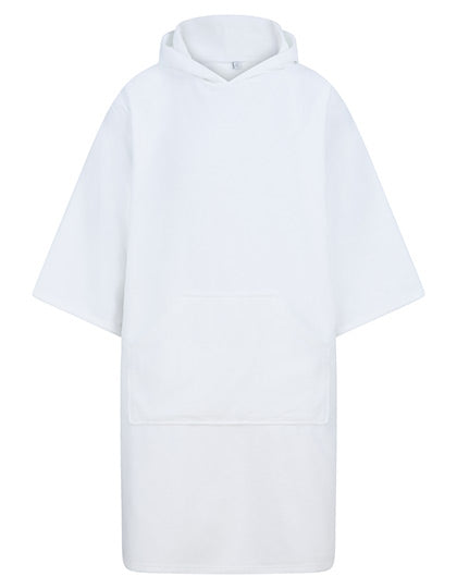 Adults´ Towelling Poncho in White, Größe One Size