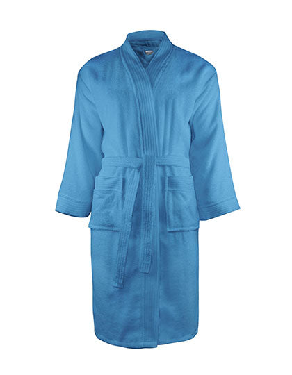 Classic Bathrobe in Aqua Azure, Größe XXL/3XL