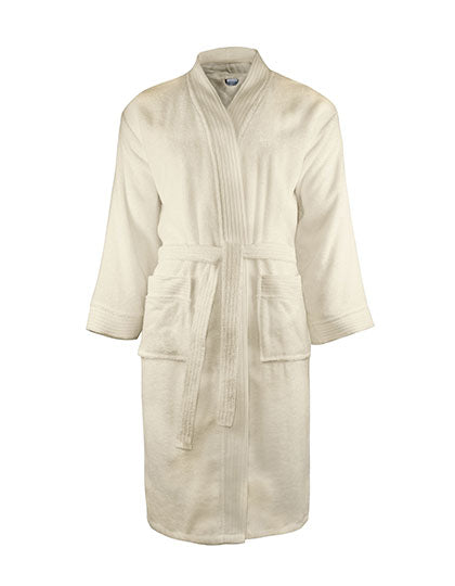 Classic Bathrobe in Ivory Cream, Größe XXL/3XL