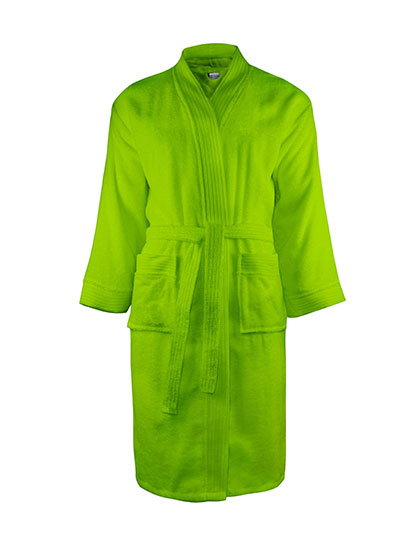Classic Bathrobe in Lime Green, Größe XXL/3XL