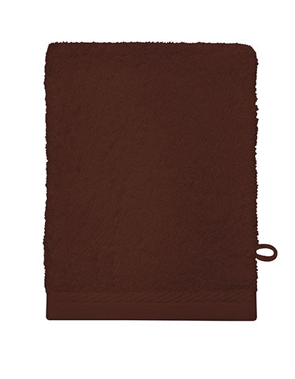 Classic Washcloth in Brown, Größe 16 x 21 cm