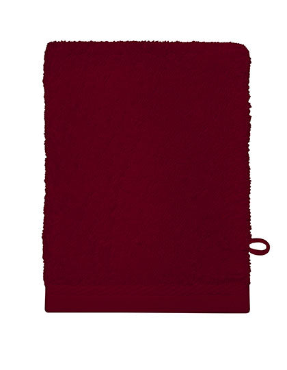 Classic Washcloth in Burgundy, Größe 16 x 21 cm