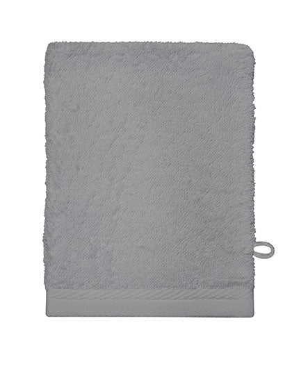 Classic Washcloth in Light Grey, Größe 16 x 21 cm