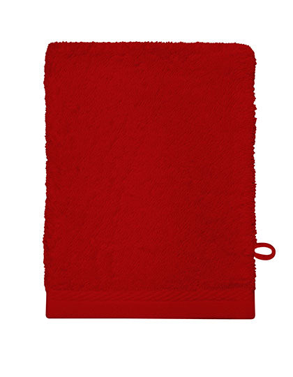 Classic Washcloth in Red, Größe 16 x 21 cm