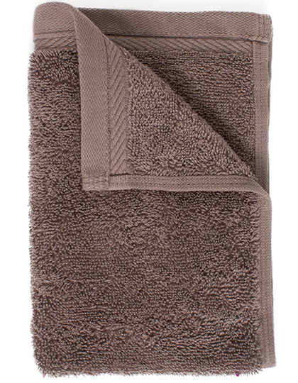 Organic Guest Towel in Taupe, Größe 30 x 50 cm