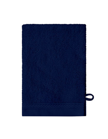 Organic Washcloth in Navy Blue, Größe 16 x 21 cm