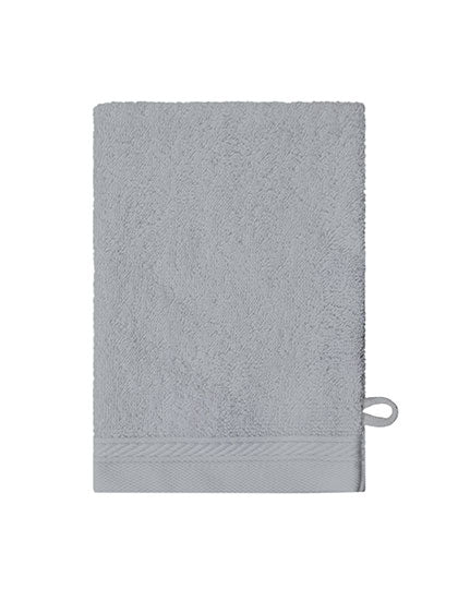 Organic Washcloth in Silver Grey, Größe 16 x 21 cm