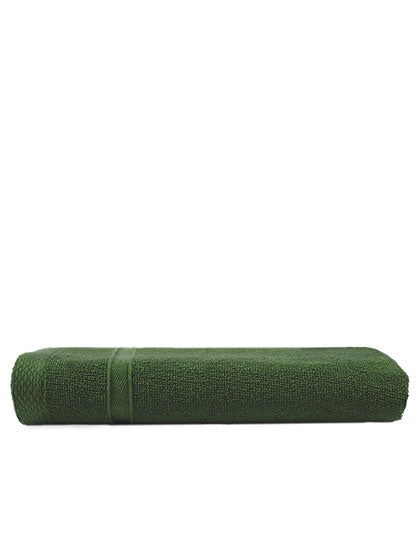 Recycled Bath Towel in Bottle Green, Größe 70 x 140 cm