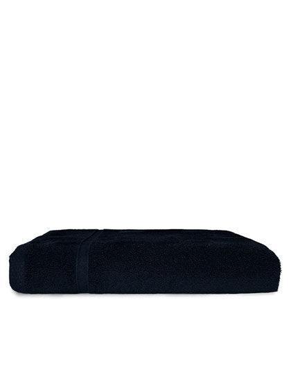 Recycled Bath Towel in Navy Blue, Größe 70 x 140 cm